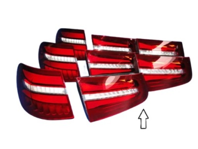 Mercedes glc x253 лампа задняя обычная w крышка задняя фото №1