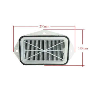 3 HOLES EXTERNAL CABIN AIR FILTER FOR VW PASSAT GOLF TOURAN AUDI SKO~27911  