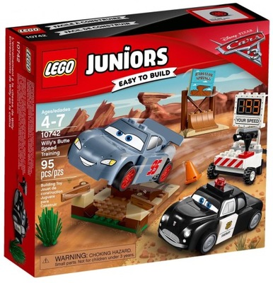 LEGO JUNIORS CARS 10742 TRENING SZYBKOŚCI AUTA NOW