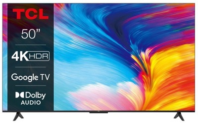 TV LED 50" TCL 50P631 4K UHD HDR Smart GoogleTV Android WiFi Bluetooth