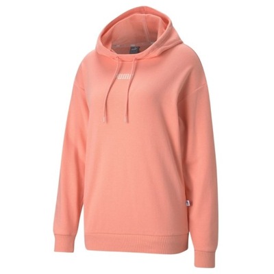 Bluza damska Puma Modern Basics Hoodie morelowa XS