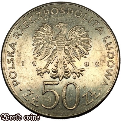 50 ZŁOTYCH 1982 KRZYWOUSTY