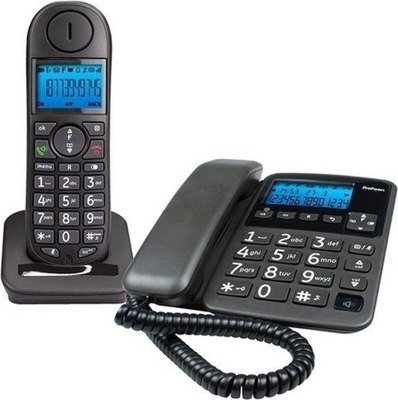 Telefon bezprzewodowy Profoon 6350 SENIOR 2x TEL