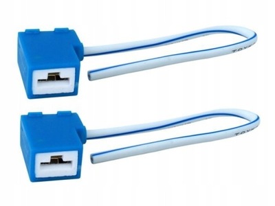 Разъём лампочка автомобильный h1/h3 ломаные 2szt. фото №1