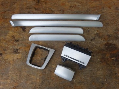 Audi a4 b6 b7 cabrio накладки декори двері рамка алюміній s-line фото №1