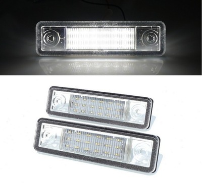 Opel vectra b подсветка фонари номерного знака led фото №1
