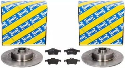 Snr гальмівні диски+ гальмівні колодки задня renault vel satis 300mm фото №1