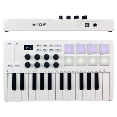 Klawiatura sterująca MIDI M-VAVE 25 klawiszy