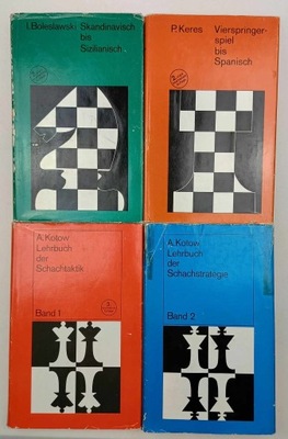 Zestaw 4 książek o szachach w jęz. niemieckim