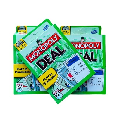 GRA KARCIANA MONOPOLY KARTY DEAL HASBRO GAMING GRA MONOPOLY GRA TOWARZYSKA