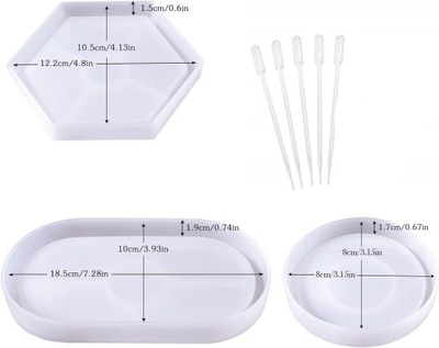 Formy do odlewania z żywicy epoksydowej Zestaw