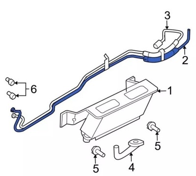 Шланг коробки передач at ford expedition 2003-2004 фото №1