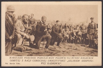 1925 Legiony Polskie Piłsudski msza Polowa Kielce Marian Fuks