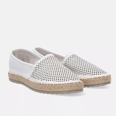 Venezia 69722Y571 WHITE biały espadryle r .39 ażurowe KOCHLAND