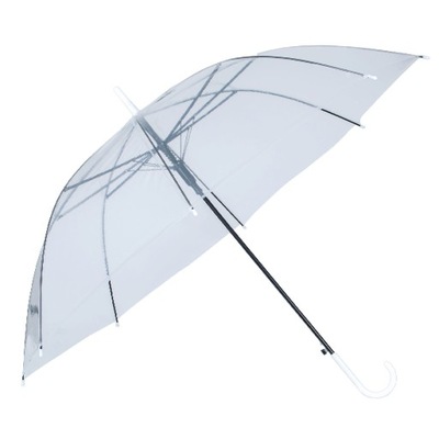 PrzydaSie parasol automatyczny, długi bezbarwny