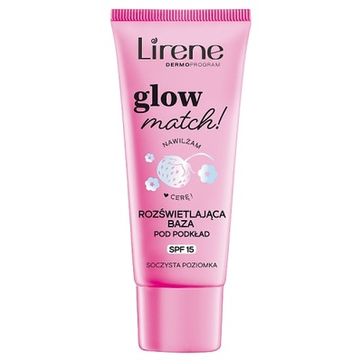 Lirene Glow Match! rozjasňujúca podkladová báza pod make-up SPF15 30ml (P1)