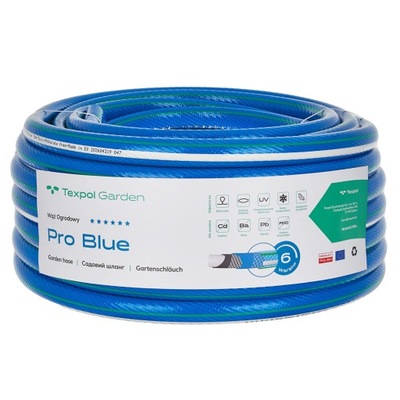 Wąż ogrodowy Texpol Garden Pro Blue 3/4'' 30m