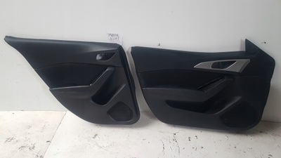 Оббивка двері права ліва перед задня mazda 3 bm фото №1