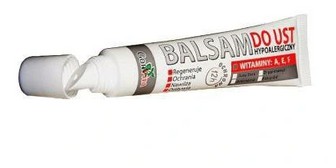 Hypoalergiczny Balsam do ust z witaminami A E F 20