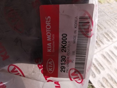 KIA SOUL OE 29130-2K000 KIA PROTECCIÓN PARA MOTOR IZQUIERDA  