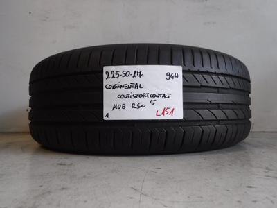 CONTINENTAL CONTISPORTCONTACT 5 225/50/17 94W MOE