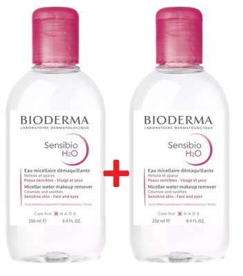 BIODERMA Sensibio H2O płyn micelarny 2x250 ml