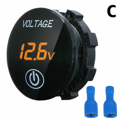 5V-48V WATERPROOF МИНИ LED (СВЕТОДИОД ) ПАНЕЛЬ DIGITAL VOLT VOLTAGE METER DISPLAY ~83872