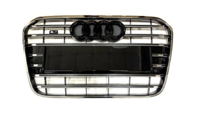 Решётка радиатора решётка радиатора audi a6 s6 c7 2011-2014 s-line чёрный блеск pdc фото №1