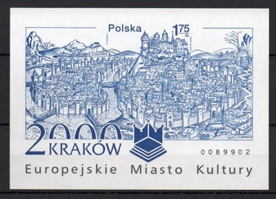 2000 Fi. blok 170A (129) ** Kraków miasto kultury