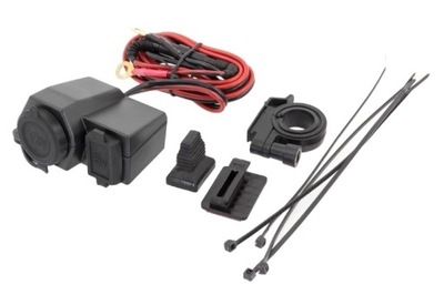 GNIAZDO ZAPALNICZKI MOTOCYKL 12V USB 5V 2A