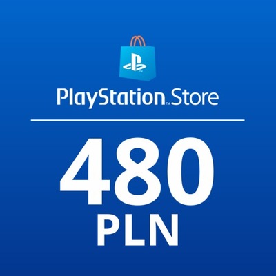 PLAYSTATION NETWORK 480 PLN ZŁ PSN KOD PS4 PS5