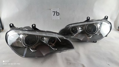 Bmw x5 e70 lift lci ксенон led некорректируемый левый правый фара лампа фото №1
