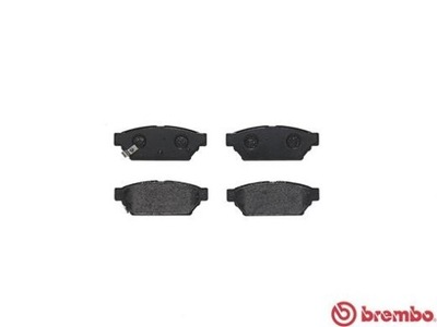 Brembo p 54 016 набор тормозных колодок тормозных, тормоза дисковые фото №1