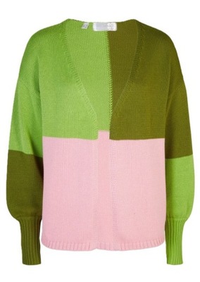 BPC KOLOROWY SWETER BEZ ZAPIĘCIA 36/38