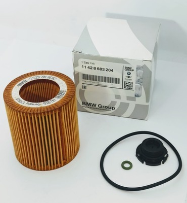 BMW N20 N26 Olejový filter náplň + skrutka olejovej vane NEW ORIGINAL 8683204