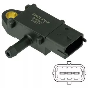 Delphi dps00017 датчик, тиск вихлопних газів фото №1