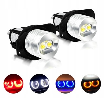 DIODO LUMINOSO LED MARKERY COLOR BLANCO ANILLOS BMW E90 E91 POTENCIA 12W LEDOWE  