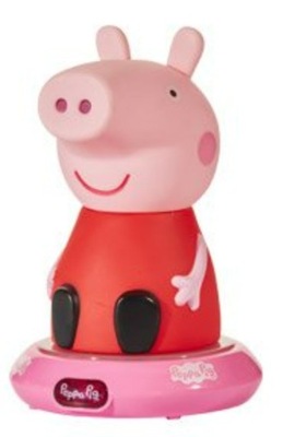 LAMPKA -FIGURKA Świnka Peppa 23cm timer