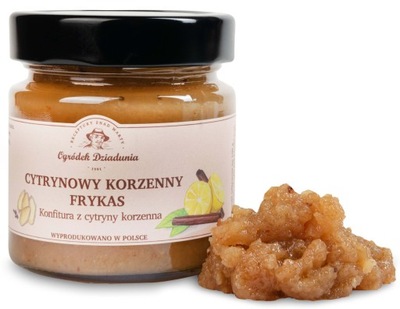 Konfitura cytrynowa korzenna cynamon kardamon 220g