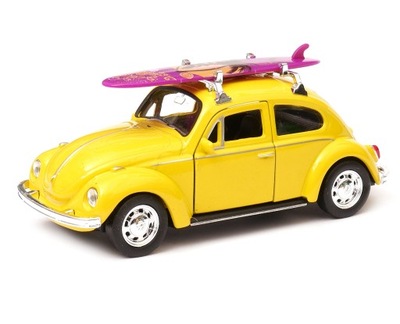 Volkswagen Beetle 1:34 WELLY serfing żółty