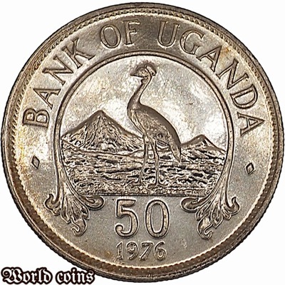 50 CENTÓW 1976 UGANDA