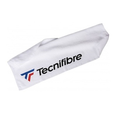 Ręcznik tenisowy sportowy TECNIFIBRE TOWEL Biały 75x50 cm