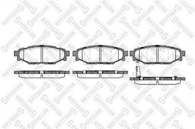 ZAPATAS DE FRENADO SUBARU IMPREZA 08-13 PARTE TRASERA  