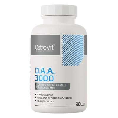 OstroVit D.A.A 3000 mg 90 KWAS D-ASPARAGINOWY