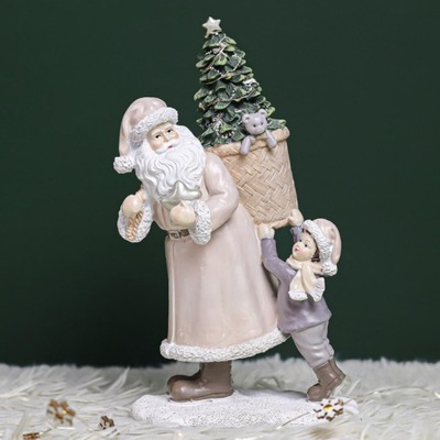 Ozdoby Świętego Mikołaja Rękodzieło artystyczne Dekoracje świąteczne Figurka Świętego Mikołaja dla