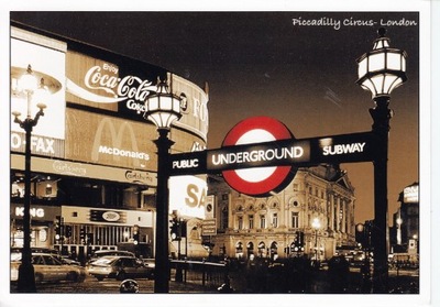 ANGLIA - LONDYN - PICCADILLY CIRCUS - NEON
