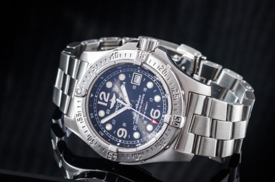 BREITLING SUPEROCEAN STEELFISH 2000M AUTOMATIC COSC A17390 44MM/BOX+CERT.