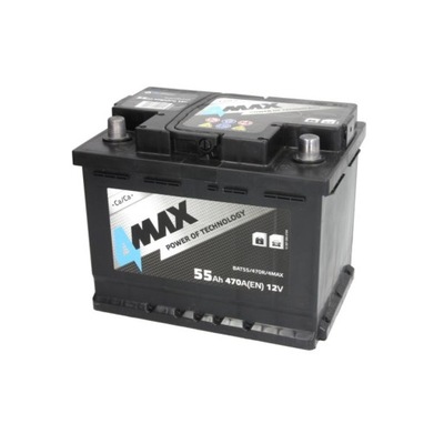 АКУМУЛЯТОР 4MAX ECOLINE 55AH 470A P+