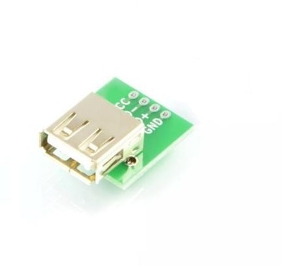 Moduł Gniazdo USB-A do płytek stykowych 4 pinowe ARDUINO STM32 2szt.
