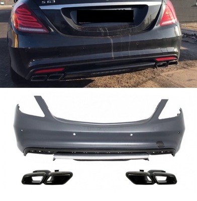 PARAGOLPES BOCALES MERCEDES S W222 17-20 AMG S63 S65  